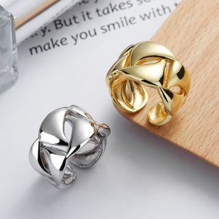 Sterling Silver Hollow Open Ring
