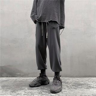 Drawstring Waist Jogger Sweatpants
