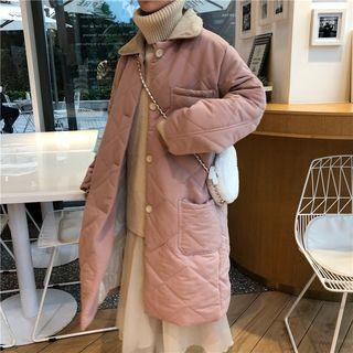 Corduroy Collar Padded Jacket