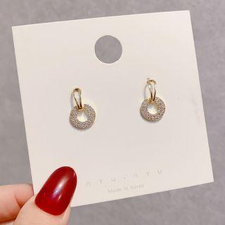 Hoop Earring 1 Pair - E1626 - Gold - One Size