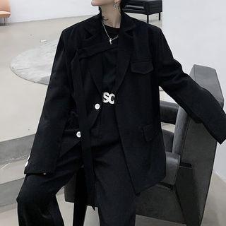 Two Button Strappy Blazer