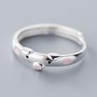 925 Sterling Silver Pig Open Ring Ring - One Size