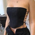 Lace-up Corset Top