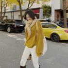 Drop-shoulder Fleece Top