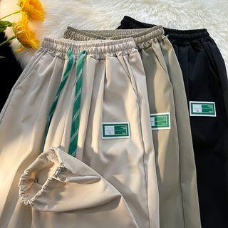 Applique Sweatpants / Short-sleeve T-shirt / Set