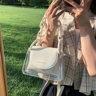 Pvc Panel Shoulder Bag
