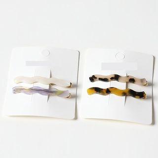 Set Of 2: Wavy Hair Clip