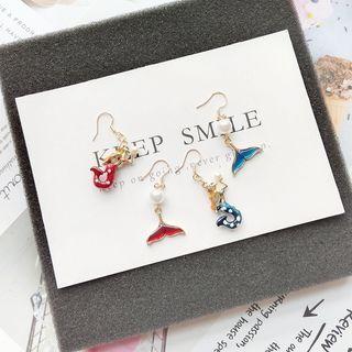 Fish Tail Drop Earring