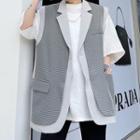 Mock Two Piece Oversized Vest