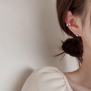 Hoop Lettering Earring