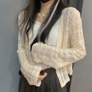 Lace Mesh Cardigan
