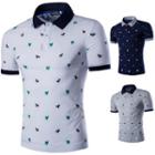 Patterned Short-sleeve Polo
