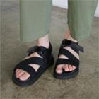 Velcro-detail Strappy Sandals