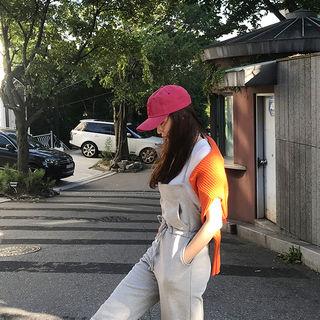 Halter Drawstring-waist Jumpsuit