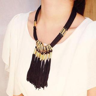 Fringed Statement Necklace