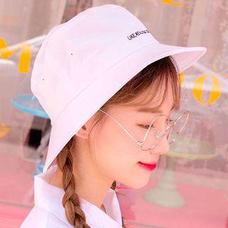 Lettering Cotton Hat