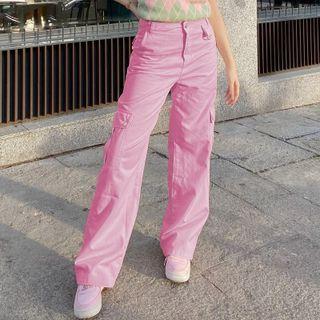 High Waisted Straight Leg Pants