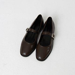 Polished Mary Jane Flats