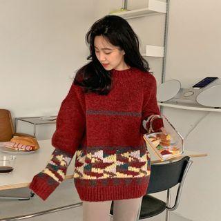 Loose-fit Nordic Sweater