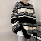 Herringbone Sweater Black - One Size
