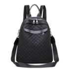 Quilted Lightweight Backpack Black - One Size