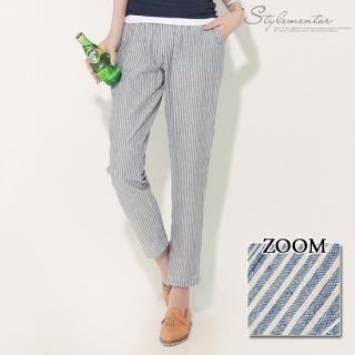 2 Designs Pleated-Front Pants