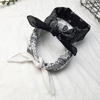 Printed Bow Headband / Neck Scarf