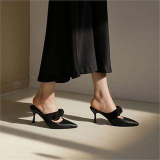 Ribbon-front Mules