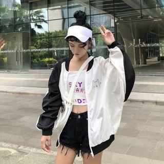 Cat Printed Light Jacket