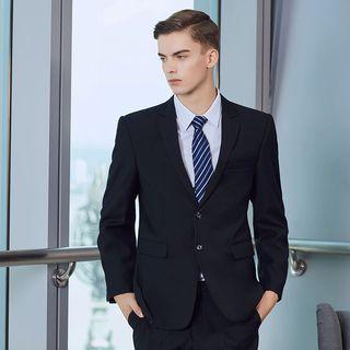 Set: Plain Blazer + Dress Pants / + Shirt