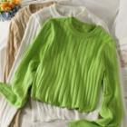 Slim-fit Ribbed-knit Top