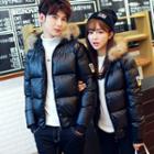 Couple Matching Faux Fur Padded Coat