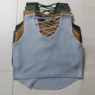 Crisscross Knit Tank Top