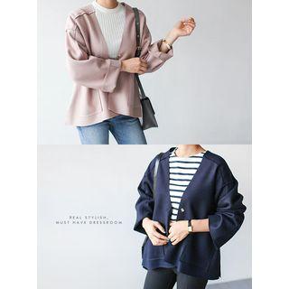 Drop-shoulder Wide-sleeve Jacket