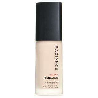 Missha - Radiance Velvet Foundation - 4 Colors #n21 Vanilla