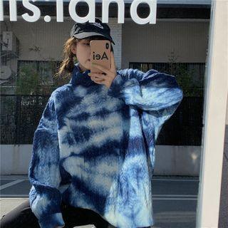 Tie Dye Turtleneck Sweater