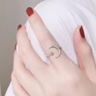 Moon Open Ring Silver - One Size