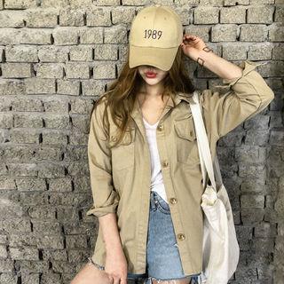 Flap-pocket Safari Jacket