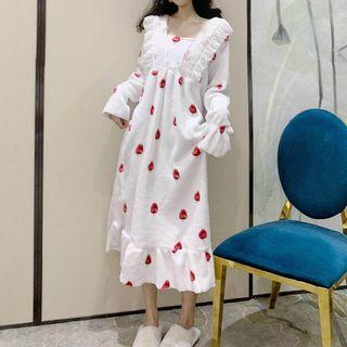 Ruffle Lace Sleep Dress