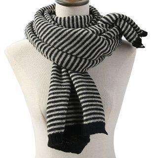 Striped Yarn Scarf
