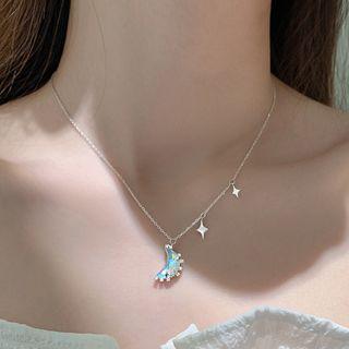 Moon Sterling Silver Necklace 925 Silver - Silver - One Size