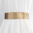 Metallic Wide Belt