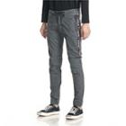 Lettering Drawstring Skinny Pants