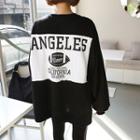 Tall Size Rugby Patch Over-fit Sweatshirt