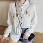 Horse Embroidered Shirt