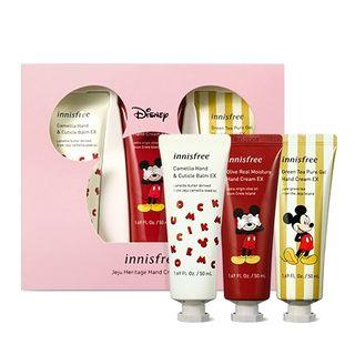 Innisfree - Jeju Heritage Hand Cream Set Hello 2020 Disney Collection 3 Pcs