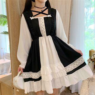 Long-sleeve Ruffled A-line Lolita Dress