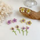 3d Flower Ear Stud