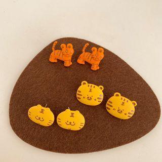 Tiger Earring / Cuff Earring (various Designs)