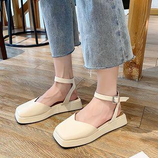 Square Toe Platform Sandals